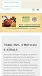 Mobile Screenshot of dhathriayurveda.com